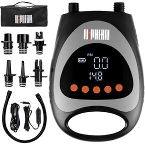 مضخة لوح التجديف، مضخة سفلية مع إيقاف تلقائي، مضخة هواء كهربائية مع بطارية مدمجة، مضخة هواء للنفخ والتفريغ، مضخة هواء محمولة ذات ضغط عالٍ 20 رطل لكل بوصة مربعة، مضخة كهربائية للوحة التجديف in Kuwait