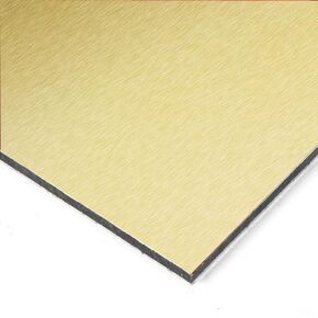 Falken Design Aluminium Composite Panel Brushed Gold 36 in. x 60 in. x 1/8 in.