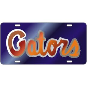 Craftique Florida Gators Blue Laser Cut License Plate