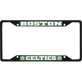 FANMATS 31326 Boston Celtics Metal License Plate Frame Black Finish