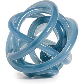 Women's Decorative Glass Knot - Smokey Blue