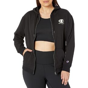 Champion Women’s Plus Campus French Terry Full-Zip Hoodie, Women’s Sweatshirts, Zip Up Sweatshirts, Various Graphics