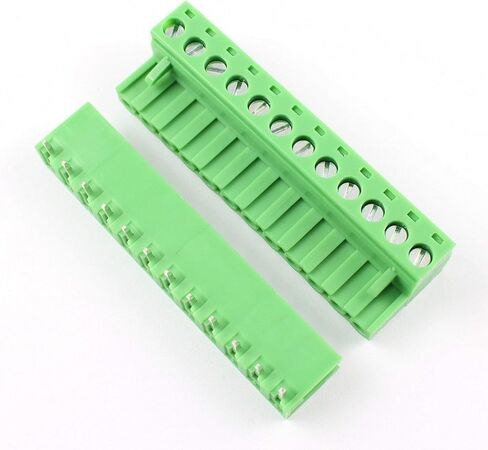 5 مجموعات 12 دبوس (12 القطب) زاوية المسمار محطة كتلة موصل 5.08 مللي متر لوحة الملعب PCB جبل لتقوم بها بنفسك in Kuwait