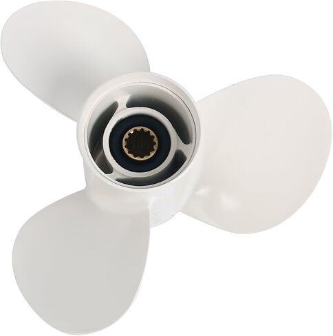 Amarine Made Boat Engine Aluminum Alloy Propeller 11 1/8x13-G for Yamaha Suzuki Honda Tohatsu 40HP 50HP 55HP Outboard Motors 11 1/8 x 13 -G in Saudi Arabia
