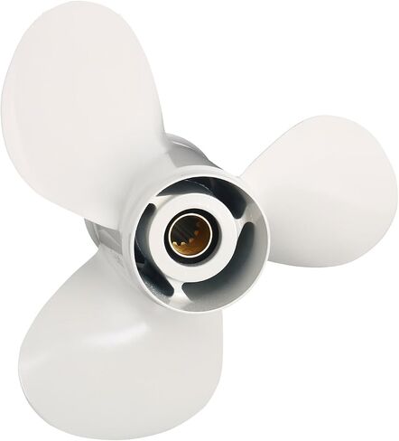 Amarine Made Boat Engine Aluminum Alloy Propeller 11 1/8x13-G for Yamaha Suzuki Honda Tohatsu 40HP 50HP 55HP Outboard Motors 11 1/8 x 13 -G in Saudi Arabia