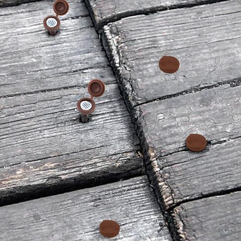 100 قطعة من أغطية المسمار البلاستيكية المفصلية | غسالة فليب بلايز | أغطية لولبية للأثاث والسيارات، أغطية لولبية قابلة للطي، تصميم زخرفي - أغطية أغطية لولبية مناسبة لعشاق الأعمال اليدوية والمحترفين in Kuwait