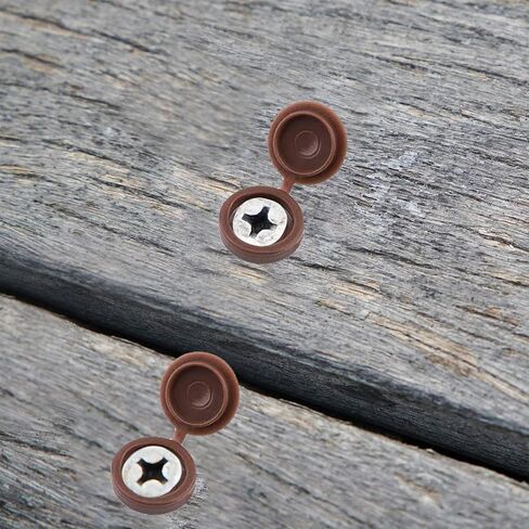 100 قطعة من أغطية المسمار البلاستيكية المفصلية | غسالة فليب بلايز | أغطية لولبية للأثاث والسيارات، أغطية لولبية قابلة للطي، تصميم زخرفي - أغطية أغطية لولبية مناسبة لعشاق الأعمال اليدوية والمحترفين in Kuwait