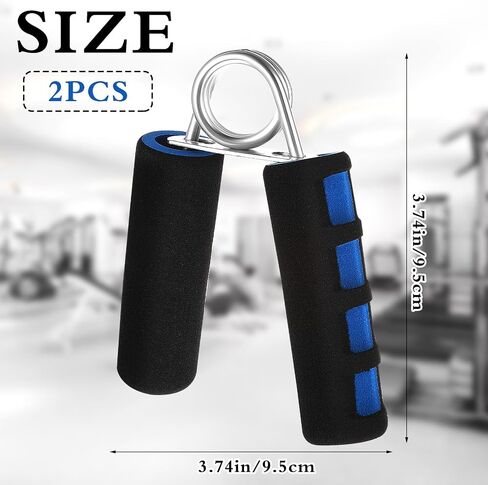 2Pcs Hand Grips for Strength Training, Soft Foam Hand Exerciser Workout Grippers Strengthen Finger Gripper for Muscle Building and Quickly Increasing Wrist Forearm and Finger Strength in Saudi Arabia