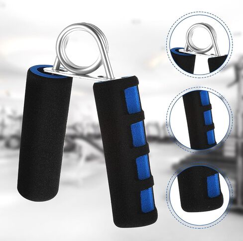 2Pcs Hand Grips for Strength Training, Soft Foam Hand Exerciser Workout Grippers Strengthen Finger Gripper for Muscle Building and Quickly Increasing Wrist Forearm and Finger Strength in Saudi Arabia