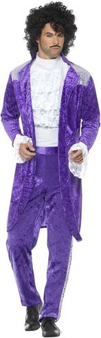 Smiffys Men's 80s Purple Musician Costume in Saudi Arabia