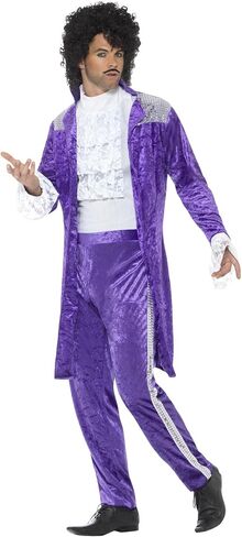 Smiffys Men's 80s Purple Musician Costume in Saudi Arabia