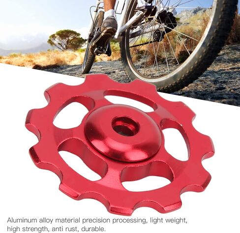 Bike Sprocket, Mountain Bike Sprocket Aluminum Alloy 11 Teeth Flywheel Wheel Replaceable Components(red) in Saudi Arabia