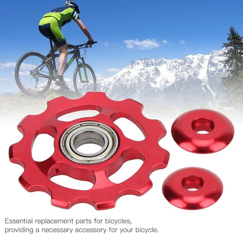 Bike Sprocket, Mountain Bike Sprocket Aluminum Alloy 11 Teeth Flywheel Wheel Replaceable Components(red) in Saudi Arabia