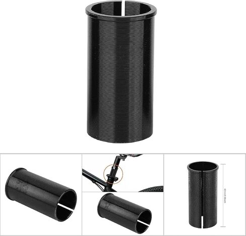 Bicycle Seatpost Tube Adapter, Aluminum Alloy 27.2mm to 28.6/30/30.4/30.8/31.6/33.9mm Seatpost Tube Adapter Reducing Sleeve Adapter for Cycling for(Original 27.2 Turn 30.8mm seat Tube Sleeve Reducer) in Saudi Arabia
