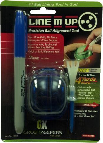 Greenkeepers Line M Up Precision Ball Alignment Tool (Navy Blue) in Saudi Arabia