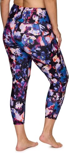 RBX Active Women's Plus Size Ankle/Full Length Super Soft Printed Yoga Leggings in Saudi Arabia
