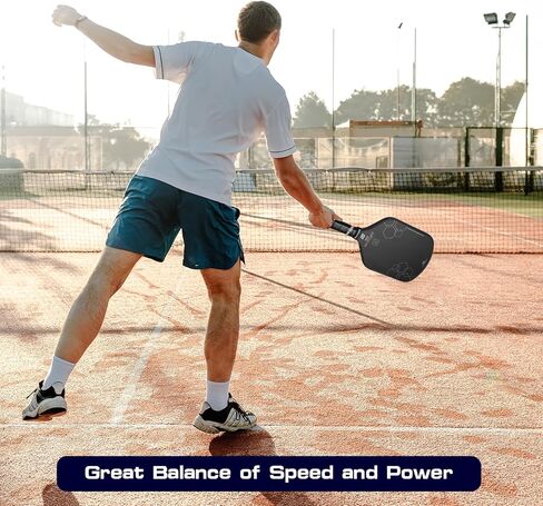 2024 BKL BeikaLen Carbon Fiber Pickleball Paddle- World Champion Surface Technology Options Pickleball Racket - Tournament Edition - USAPA Polypropylene Honeycomb Paddle with Cushion Comfort Grip in Saudi Arabia