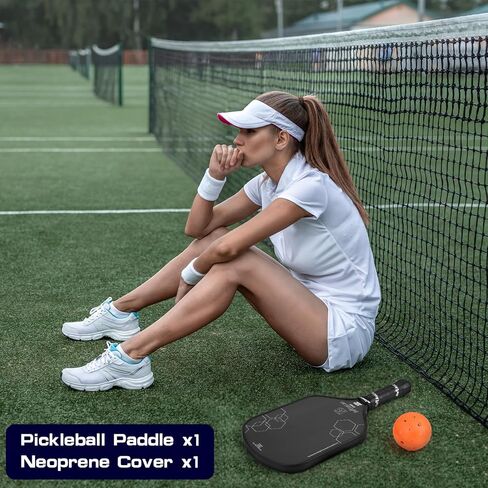 2024 BKL BeikaLen Carbon Fiber Pickleball Paddle- World Champion Surface Technology Options Pickleball Racket - Tournament Edition - USAPA Polypropylene Honeycomb Paddle with Cushion Comfort Grip in Saudi Arabia