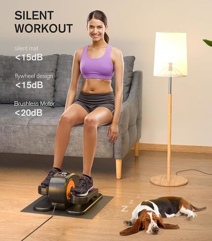 Elliptical Machines for Home Use Seated Elliptical Portable Elliptical Under The Desk Elliptical Machine Under Desk Elliptical Pedal Exerciser Remote Operation &Mute Anti -Slip Pad in Saudi Arabia