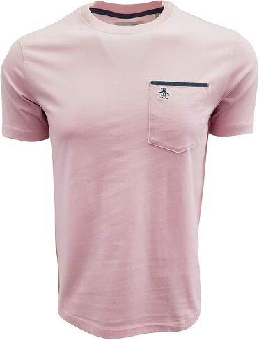 تي شيرت رجالي ذو فتحة رقبة دائرية وجيب من Original Penguin in Saudi Arabia