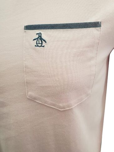 تي شيرت رجالي ذو فتحة رقبة دائرية وجيب من Original Penguin in Saudi Arabia