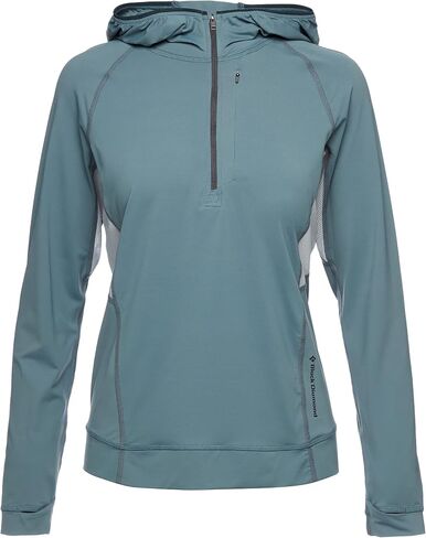 BLACK DIAMOND Equipment Women's Alpenglow Pro Hoody - Storm Blue - Extra Small in Saudi Arabia