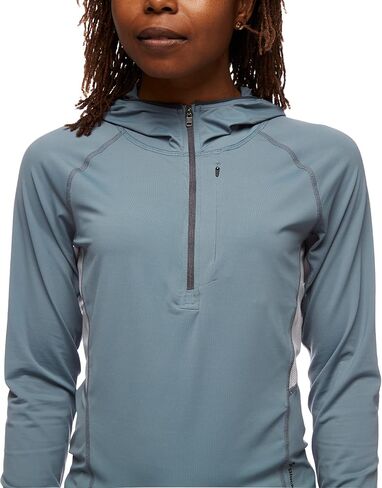 BLACK DIAMOND Equipment Women's Alpenglow Pro Hoody - Storm Blue - Extra Small in Saudi Arabia