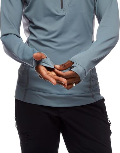 BLACK DIAMOND Equipment Women's Alpenglow Pro Hoody - Storm Blue - Extra Small in Saudi Arabia
