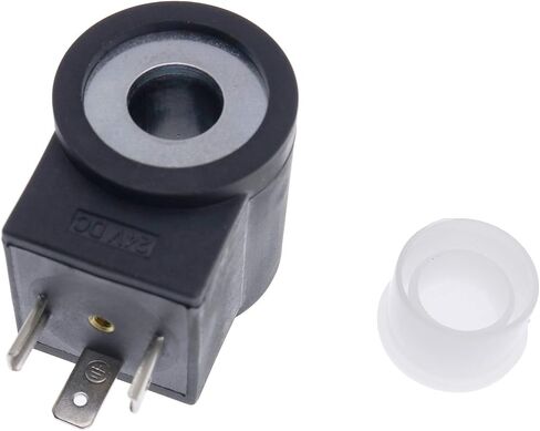 Solarhome 24V 6306024 ملف صمام الملف اللولبي 3 Prong DIN موصل متوافق مع سلسلة جذع صمام HydraForce 08 80 88 98 (فتحة 1/2 بوصة) in Saudi Arabia