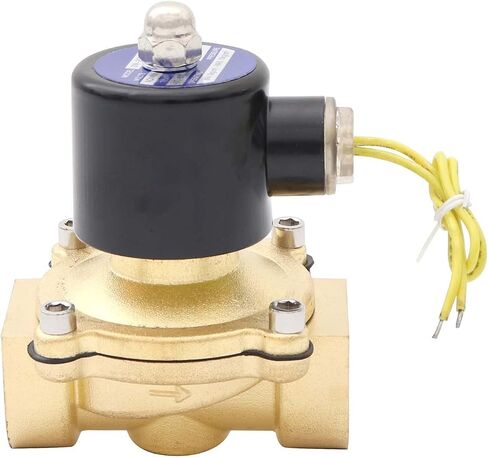 1" Electric Solenoid Valve 110V 115V 120V AC Brass Normally Closed Water NPT High Flow in Saudi Arabia