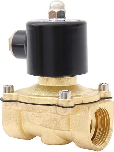 1" Electric Solenoid Valve 110V 115V 120V AC Brass Normally Closed Water NPT High Flow in Saudi Arabia