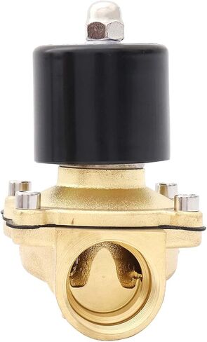 1" Electric Solenoid Valve 110V 115V 120V AC Brass Normally Closed Water NPT High Flow in Saudi Arabia