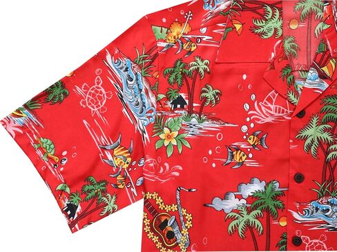 قمصان ALVISH هاواي للرجال بأكمام قصيرة وأزرار سفلية كاجوال in Kuwait