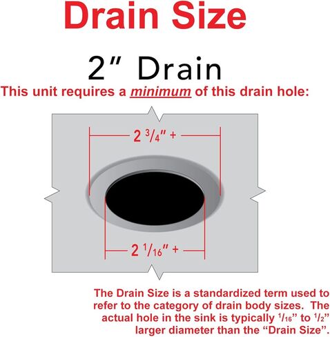 Ambassador Marine - تصريف 2 بوصة، تصريف مستقيم، ملف جانبي منخفض، خيط 1-1/4 بوصة - M، مع سدادة سلسلة - لمسة نهائية فائقة المرآة - S00-0104-UP-W in Kuwait