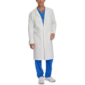 Landau mens Men's Professional Full Length 3 Pocket Medical Workwear Lab Coat