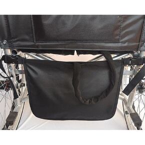 Foley Bag Holder with Tube Cover Set- Wheelchair Urinary Drainage Bag Under Seat Urine Collector Storage Adjustable Basket, 14"x 11" Holder, 35"L Tube Cover
