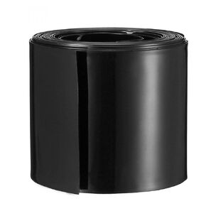 uxcell Battery Pack Heat Shrink Wrap, 5m Length 56mm Flat Width PVC Heat Shrink Tubing for AAA Battery, Black