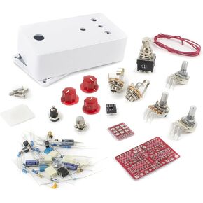 StewMac Screamer Pedal Kit, With White Enclosure (#2350-W)