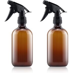 Spray Bottles Water Spray Bottle 500ml Fine Mist Plant Atomizer Plastic Refillable Bottles for Plants Cleaning Solutions Hair 2 Pack