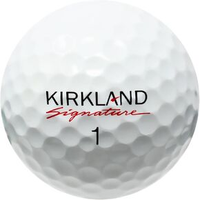 100 Kirkland Signature Golf Balls in Mint Condition, Recycled Used Golf Balls, AAAAA Quality Quality, White