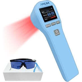 Red Light Therapy Device for Body, 4x808nm+16x650nm, Handheld Red Light Therapy Device for Shoulder Muscle & Joint Pain Relief, Near Infrared Light Therapy for Human, Red Light Therapy at home