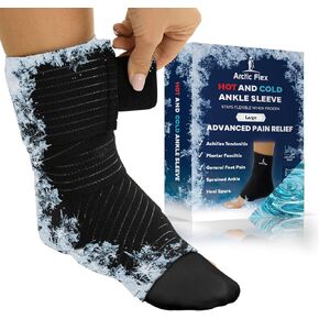 Arctic Flex Cold Therapy Socks - Reusable Ice Cooling Sock For Hot Feet, Heels & Ankles - Pain Relief For Swelling, Bunion, Plantar Fasciitis, Metatarsalgia, Chemotherapy & Diabetic Neuropathy
