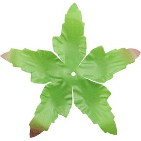 50PCS Petal with Hole (Red Peony) Carnation Rose Calyx Artificial Flower Fabric DIY Simulation Flower Accessories Used for Flower Shops Flower Wreaths Flower Decorations Stores Green