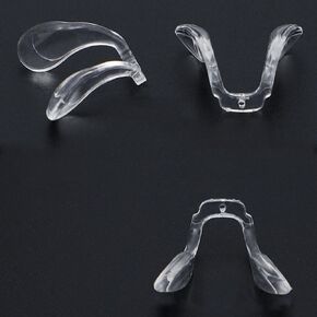 1PC Plate Glasses Frame Eyeglass Saddle Bridge Nose Pads Nose Piece Plastic Silicone for Glass Reading Glasses