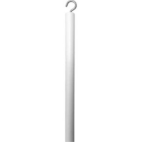 Snow White Wood Blind Tilt Wand Replacement - Available in 12" - 24" - 30" - 36" - 48" (C-Hook) (3 Pack, 24")