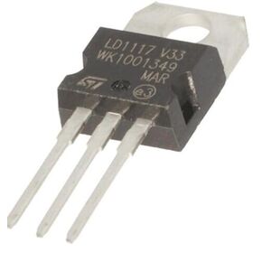 10 x LM1117T-3.3 LM1117 LD1117 3.3V TO-220 Voltage Regulator 0.8A STMicroelectronics