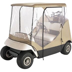 Classic Accessories Fairway 2-Person Travel 4-Sided Golf Cart Enclosure