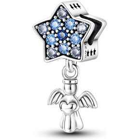 925 Sterling Silver Charms for Bracelets Necklace European Jewelry Pendant Beads Charm Birthday Gift for Women Girls Mom Daughter Valentine's Day