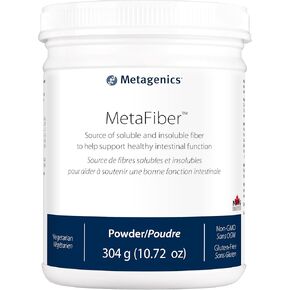 Metagenics MetaFiber - 6 g Dietary Fiber - Supports GI Regularity & Occasional Constipation Relief* - Fiber Blend Powder - Non-GMO & Gluten-Free - 10.72 oz
