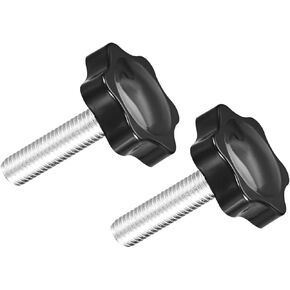 METALLIXITY Clamping Handle Screw Knobs (M10x40mm) 1Pcs, Metal Star-Shape Grips - for Housing Construction, Lathe Machine, Industry Equipment